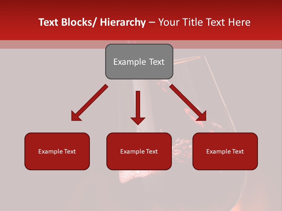 A Red Wine Being Poured Into A Wine Glass PowerPoint Template