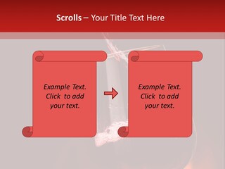 A Red Wine Being Poured Into A Wine Glass PowerPoint Template
