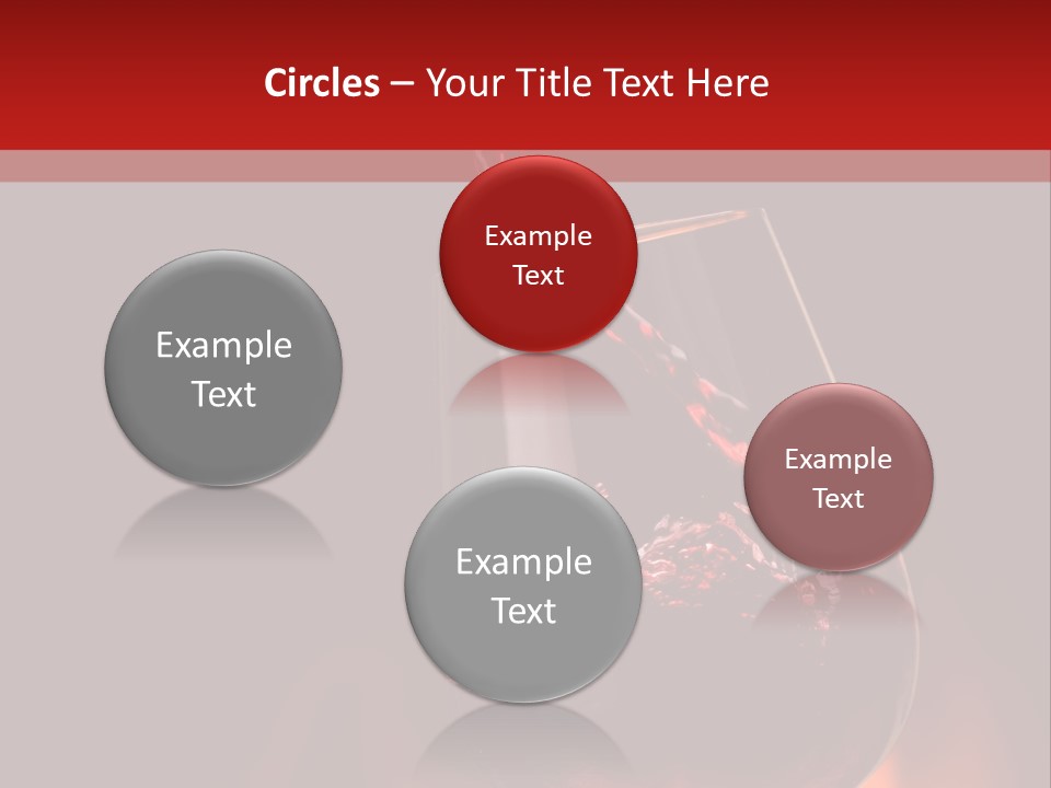 A Red Wine Being Poured Into A Wine Glass PowerPoint Template