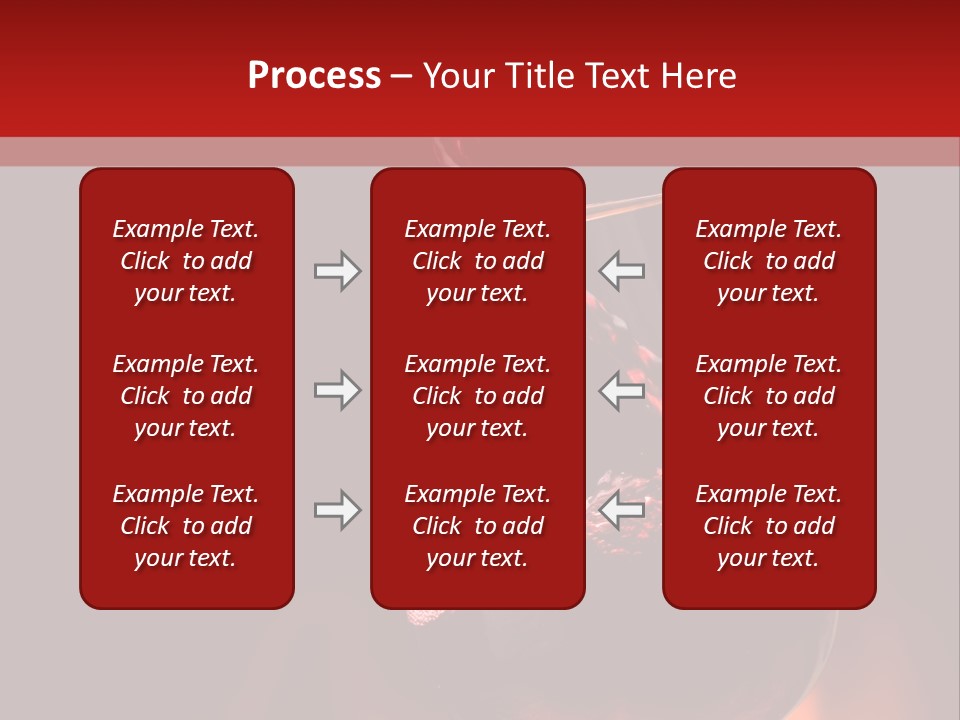A Red Wine Being Poured Into A Wine Glass PowerPoint Template