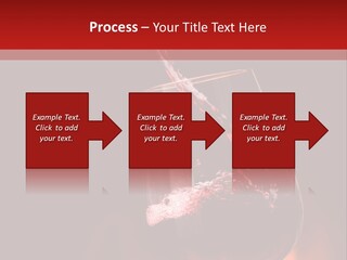 A Red Wine Being Poured Into A Wine Glass PowerPoint Template