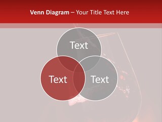 A Red Wine Being Poured Into A Wine Glass PowerPoint Template