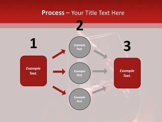 A Red Wine Being Poured Into A Wine Glass PowerPoint Template