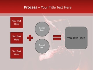 A Red Wine Being Poured Into A Wine Glass PowerPoint Template