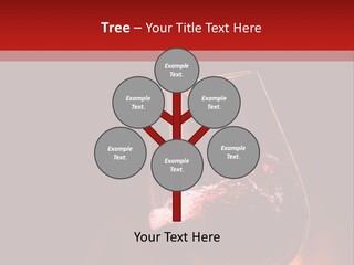 A Red Wine Being Poured Into A Wine Glass PowerPoint Template