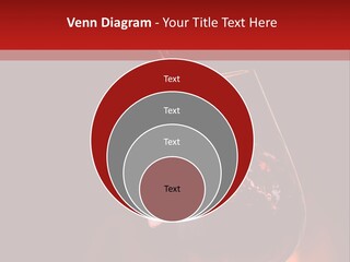 A Red Wine Being Poured Into A Wine Glass PowerPoint Template