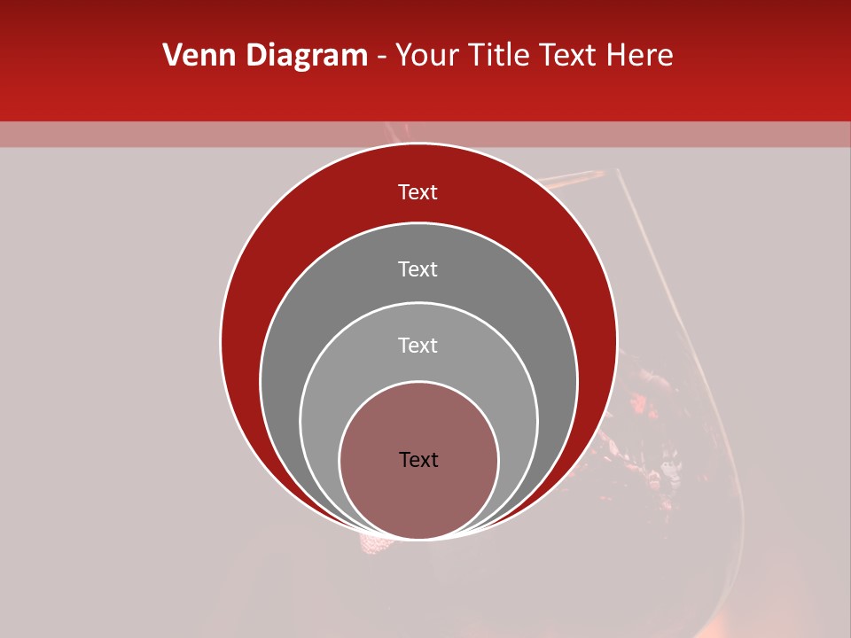 A Red Wine Being Poured Into A Wine Glass PowerPoint Template
