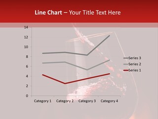 A Red Wine Being Poured Into A Wine Glass PowerPoint Template