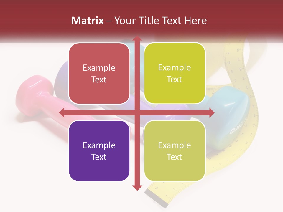 A Group Of Dumbs And An Apple With A Measuring Tape PowerPoint Template
