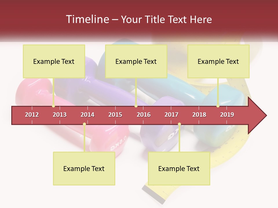 A Group Of Dumbs And An Apple With A Measuring Tape PowerPoint Template