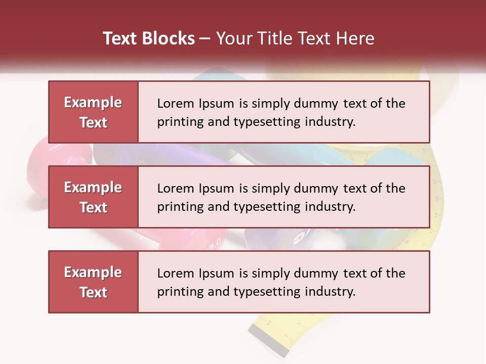 A Group Of Dumbs And An Apple With A Measuring Tape PowerPoint Template