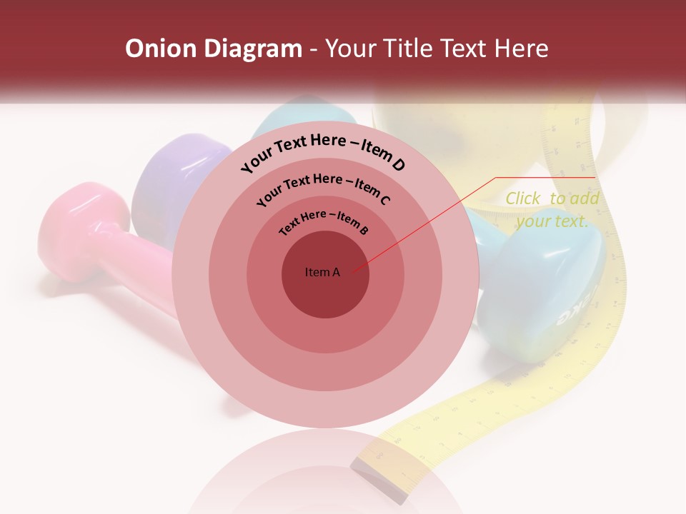 A Group Of Dumbs And An Apple With A Measuring Tape PowerPoint Template