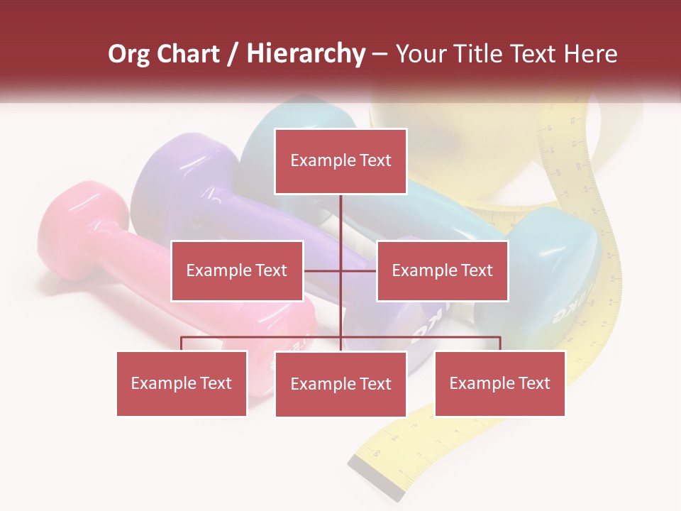 A Group Of Dumbs And An Apple With A Measuring Tape PowerPoint Template