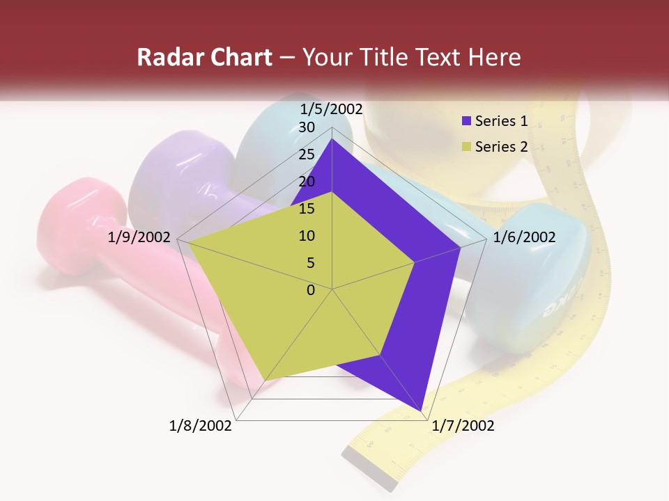 A Group Of Dumbs And An Apple With A Measuring Tape PowerPoint Template