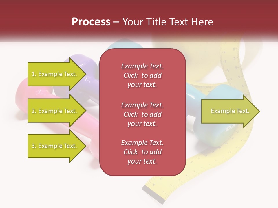 A Group Of Dumbs And An Apple With A Measuring Tape PowerPoint Template