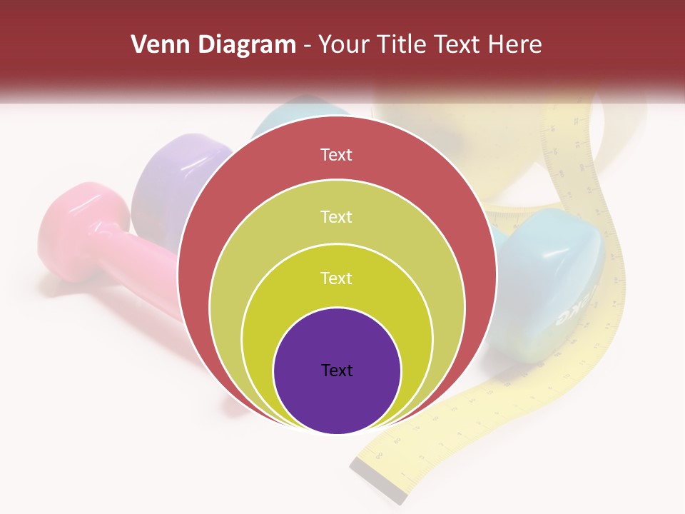 A Group Of Dumbs And An Apple With A Measuring Tape PowerPoint Template