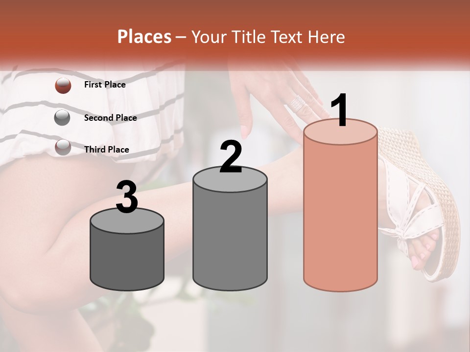 A Woman's Legs With A Hat On Top Of Them PowerPoint Template