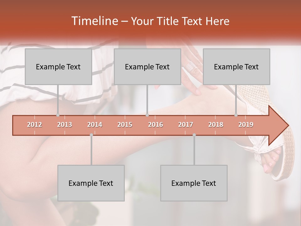 A Woman's Legs With A Hat On Top Of Them PowerPoint Template