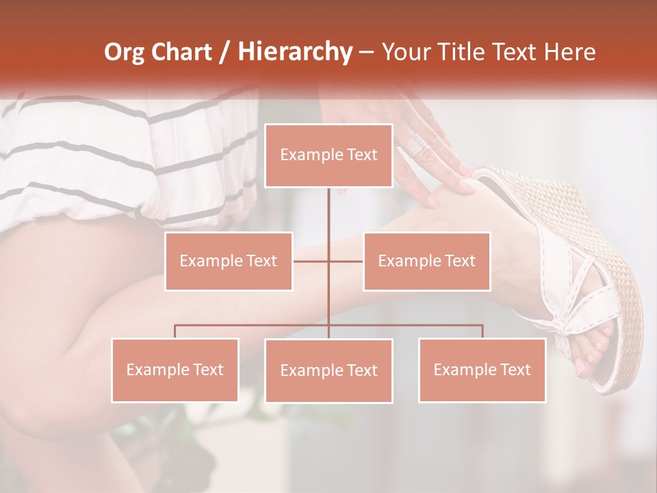 A Woman's Legs With A Hat On Top Of Them PowerPoint Template