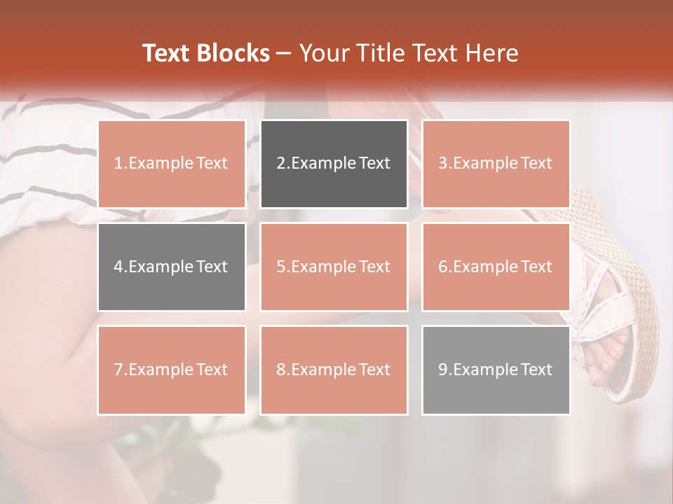 A Woman's Legs With A Hat On Top Of Them PowerPoint Template