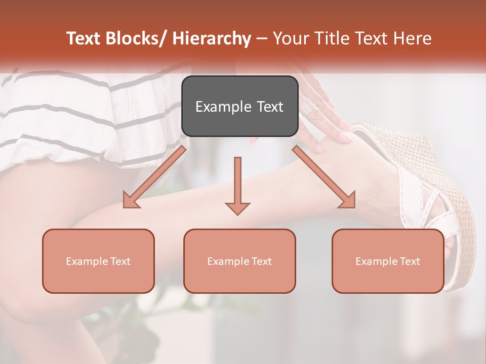 A Woman's Legs With A Hat On Top Of Them PowerPoint Template