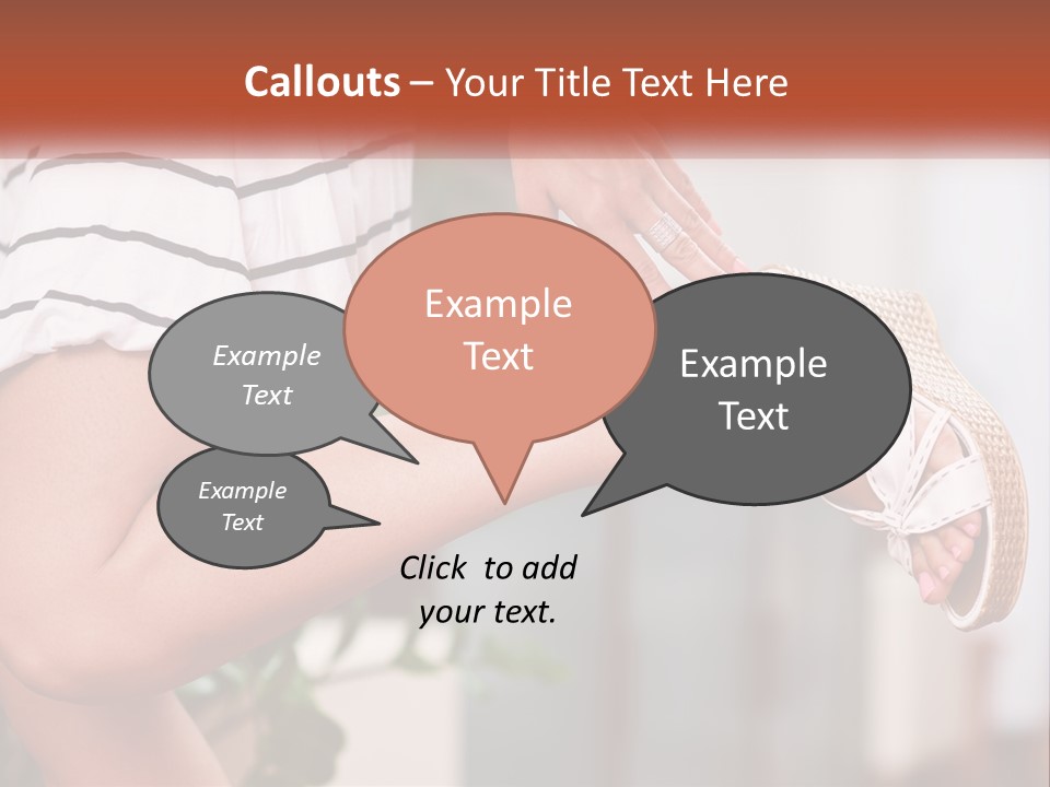 A Woman's Legs With A Hat On Top Of Them PowerPoint Template