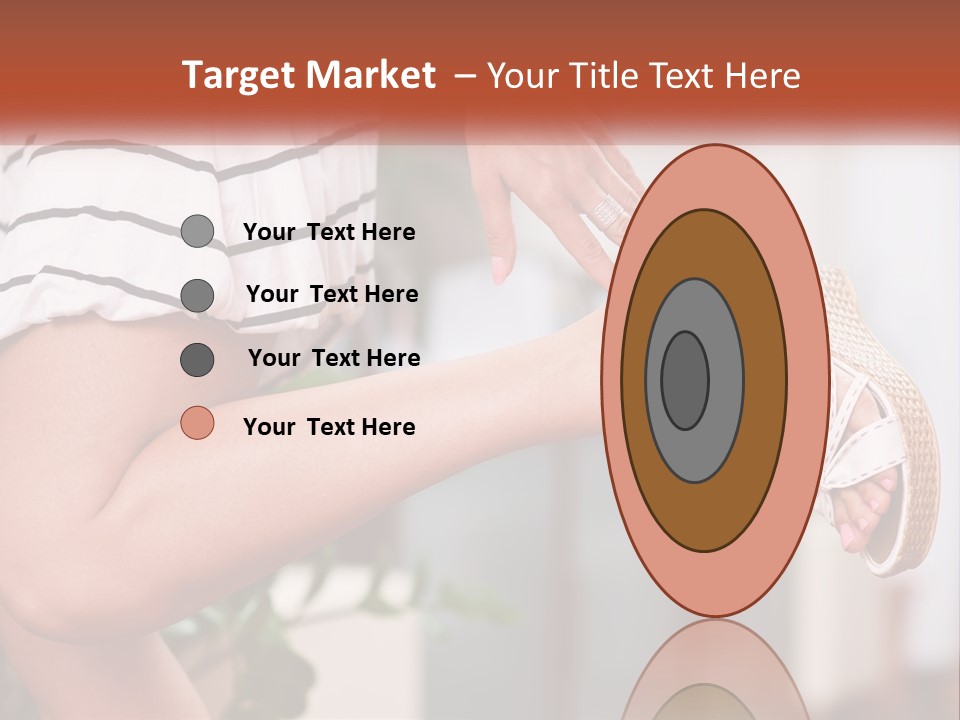 A Woman's Legs With A Hat On Top Of Them PowerPoint Template