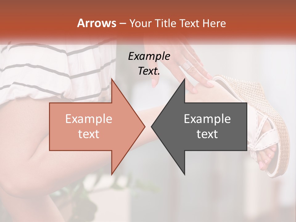 A Woman's Legs With A Hat On Top Of Them PowerPoint Template