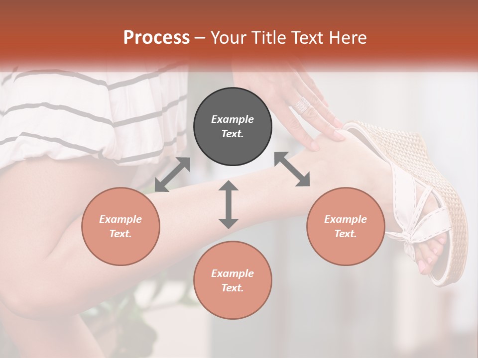 A Woman's Legs With A Hat On Top Of Them PowerPoint Template