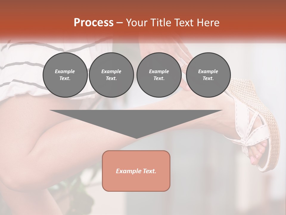 A Woman's Legs With A Hat On Top Of Them PowerPoint Template