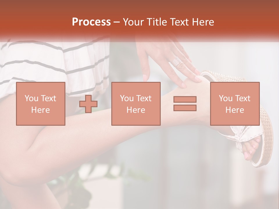 A Woman's Legs With A Hat On Top Of Them PowerPoint Template