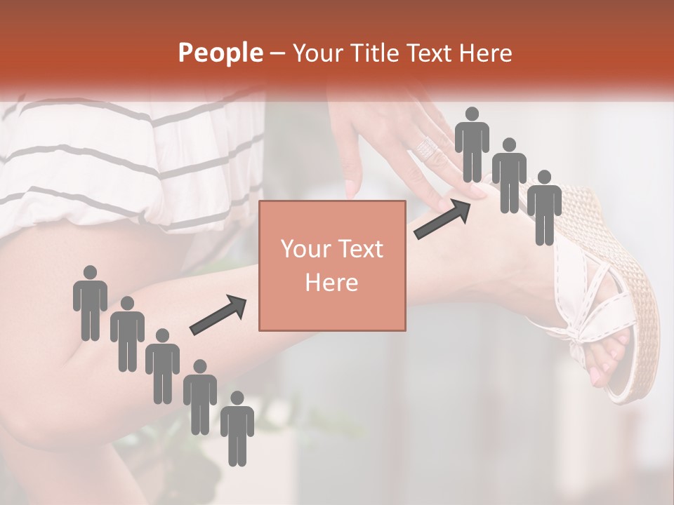 A Woman's Legs With A Hat On Top Of Them PowerPoint Template