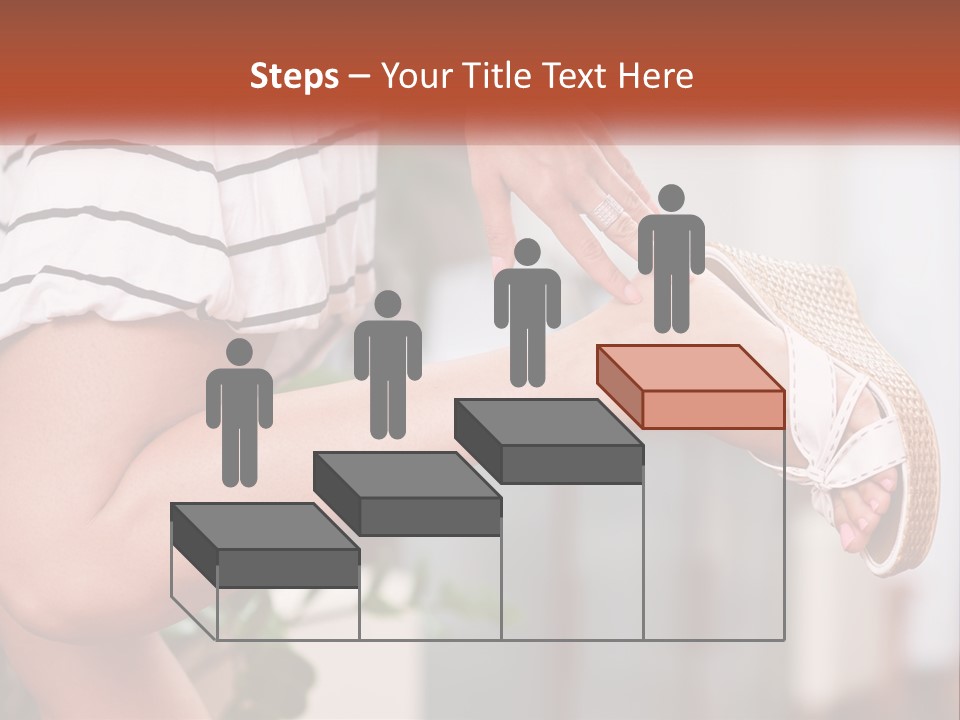 A Woman's Legs With A Hat On Top Of Them PowerPoint Template