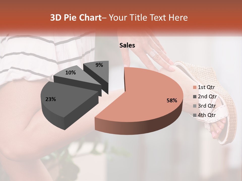 A Woman's Legs With A Hat On Top Of Them PowerPoint Template