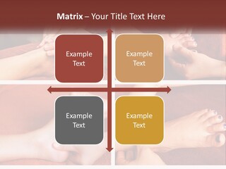 A Collage Of Photos Of A Woman Receiving A Foot Massage PowerPoint Template