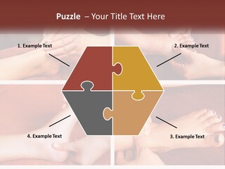 A Collage Of Photos Of A Woman Receiving A Foot Massage PowerPoint Template