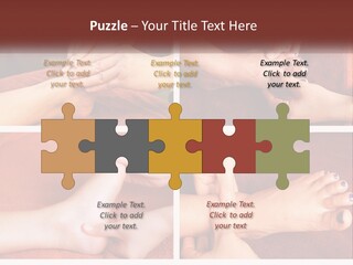 A Collage Of Photos Of A Woman Receiving A Foot Massage PowerPoint Template