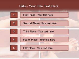 A Collage Of Photos Of A Woman Receiving A Foot Massage PowerPoint Template