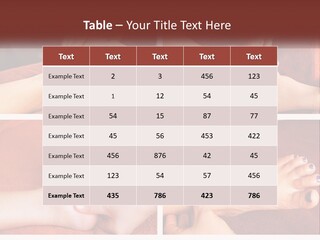 A Collage Of Photos Of A Woman Receiving A Foot Massage PowerPoint Template