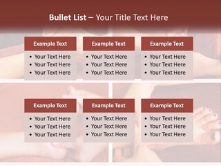 A Collage Of Photos Of A Woman Receiving A Foot Massage PowerPoint Template