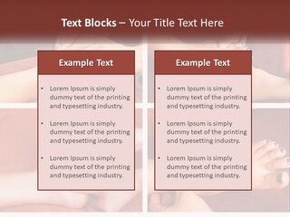 A Collage Of Photos Of A Woman Receiving A Foot Massage PowerPoint Template