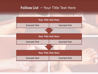 A Collage Of Photos Of A Woman Receiving A Foot Massage PowerPoint Template