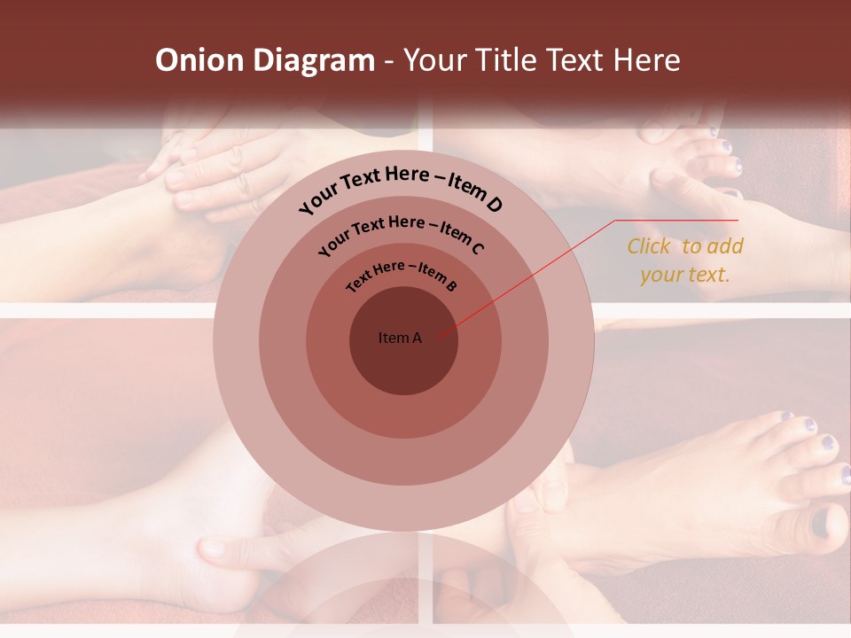 A Collage Of Photos Of A Woman Receiving A Foot Massage PowerPoint Template