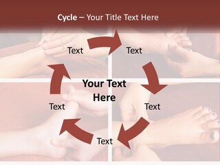 A Collage Of Photos Of A Woman Receiving A Foot Massage PowerPoint Template