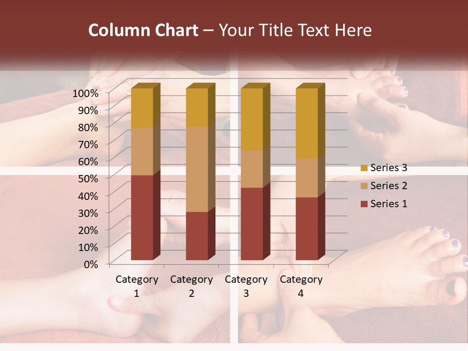 A Collage Of Photos Of A Woman Receiving A Foot Massage PowerPoint Template