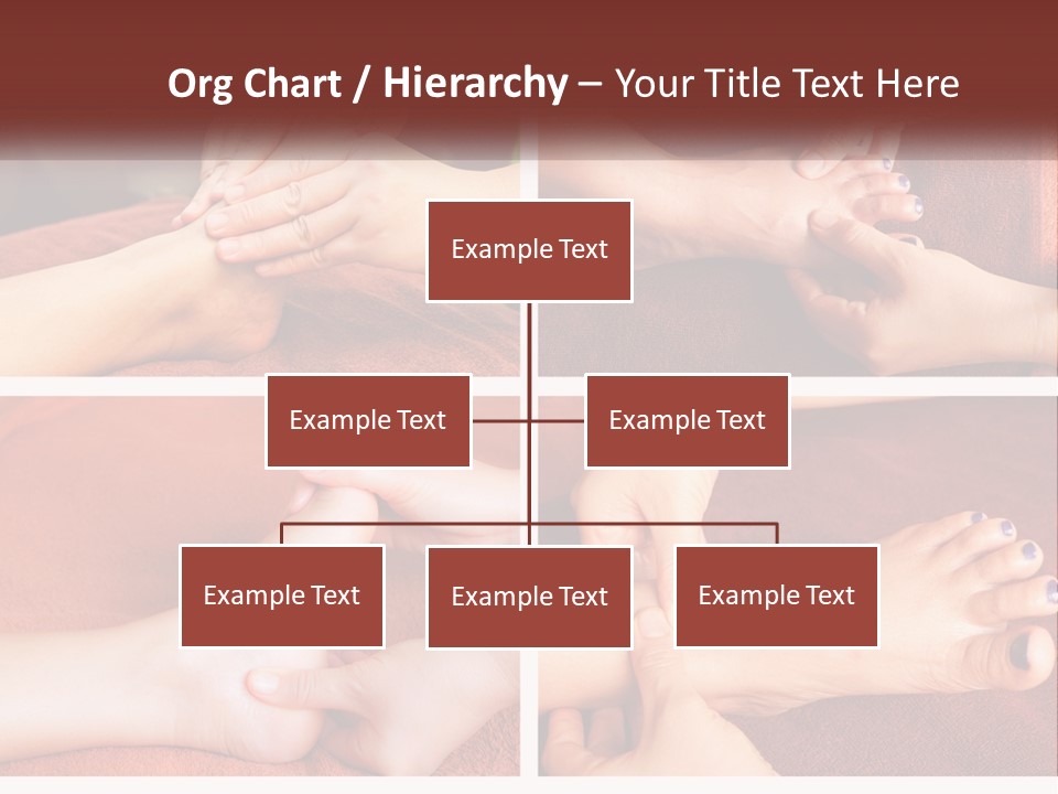 A Collage Of Photos Of A Woman Receiving A Foot Massage PowerPoint Template