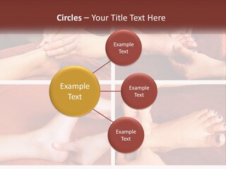 A Collage Of Photos Of A Woman Receiving A Foot Massage PowerPoint Template