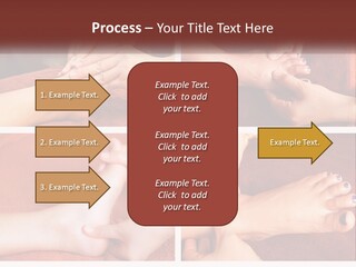 A Collage Of Photos Of A Woman Receiving A Foot Massage PowerPoint Template