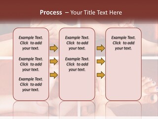 A Collage Of Photos Of A Woman Receiving A Foot Massage PowerPoint Template