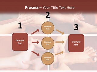 A Collage Of Photos Of A Woman Receiving A Foot Massage PowerPoint Template